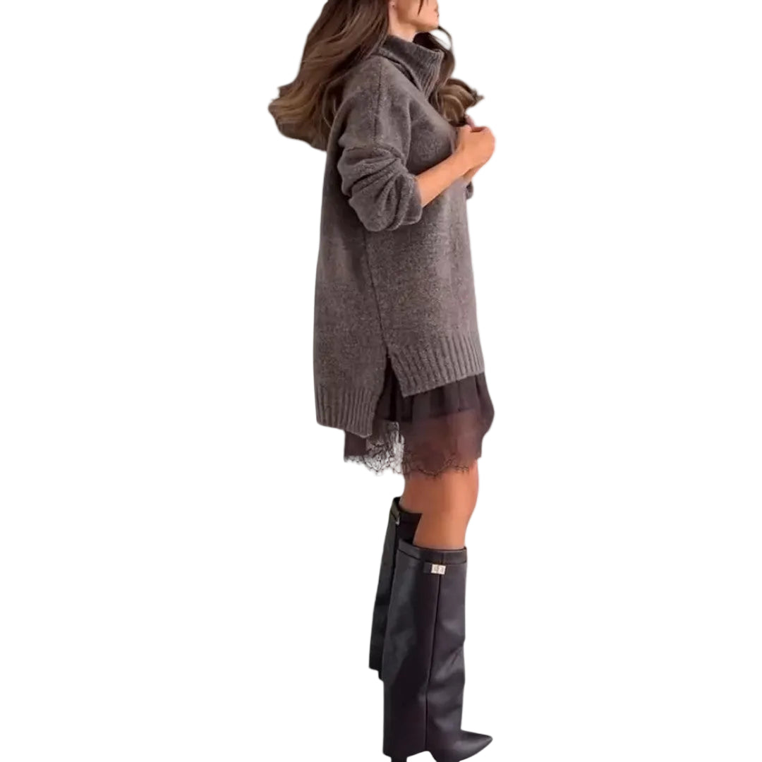 ROXANA | Conjunto de Jersey y Vestido