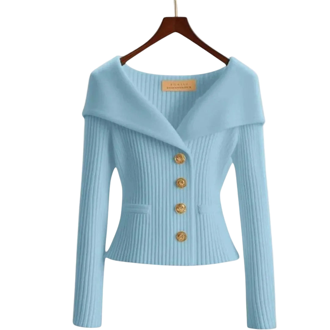 DALILA | Cárdigan Acanelado Elegante