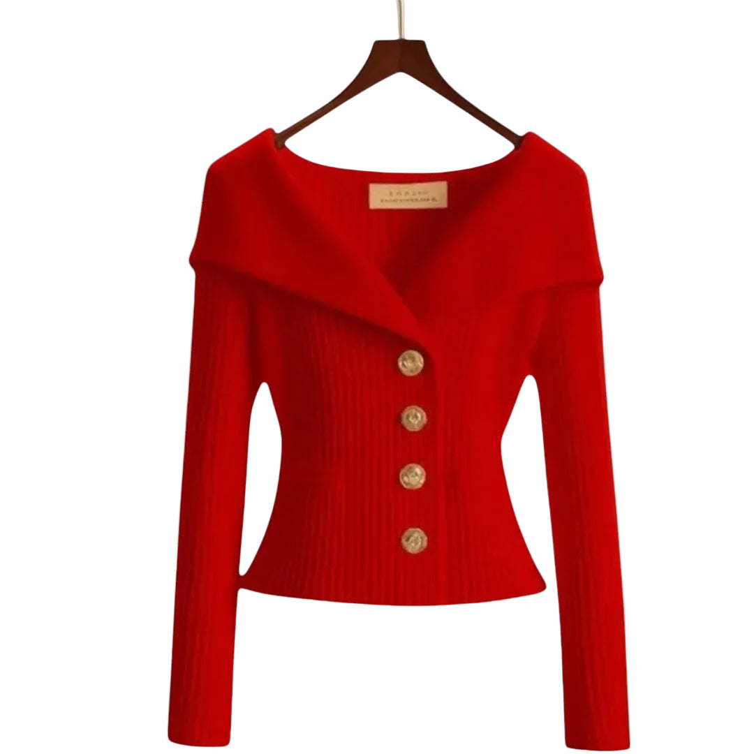 DALILA | Cárdigan Acanelado Elegante