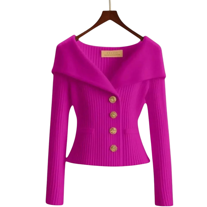 DALILA | Cárdigan Acanelado Elegante