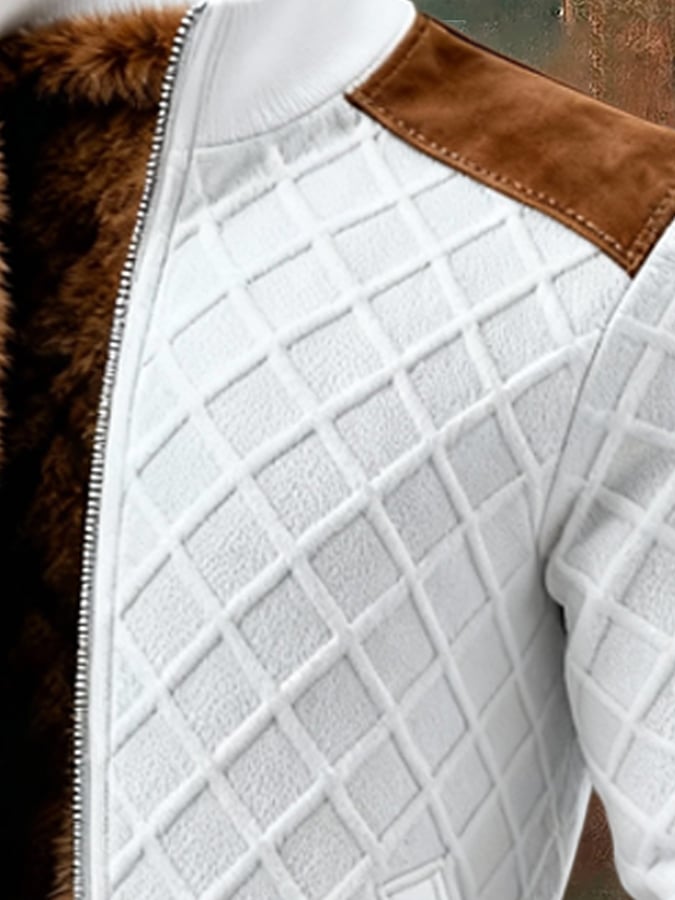 JAVIER | Chaqueta Tejida con Ante