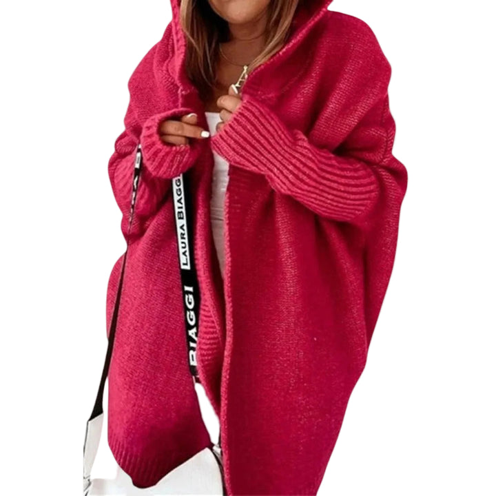 MARILÚ |  Cárdigan con Capucha Oversized